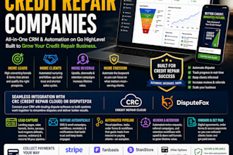 do credit repair sales funnels and ghl automations snapshot