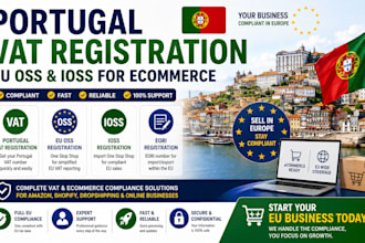 register your portugal lda company with nif, niss, and fiscal representative