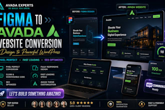 convert figma drupal joomla psd xd design to avada wordpress theme customization
