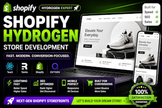 build shopify hydrogen store headless shopify oxygen custom shopify hydrogen