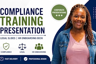 compliance training presentation, legal slides, HR onboarding deck