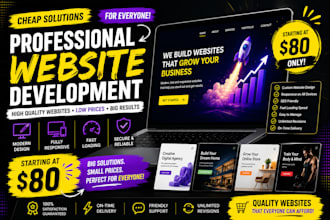 create for you a cheap website solution