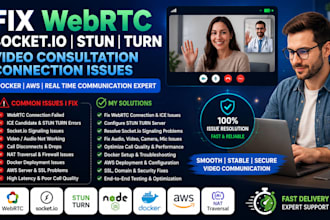 fix webrtc socket io livekit video consultation docker aws bigbluebutton setup