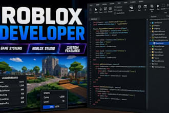 be your roblox developer for scripting and systems