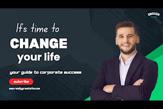 design eye catching youtube thumbnail for your channel