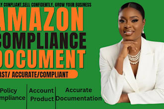 provide amazon compliance document and verification support