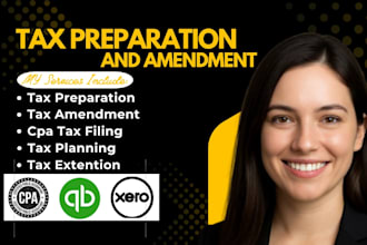 prepare and amend your US taxes accurately as a licensed CPA