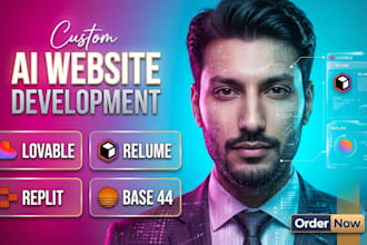 develop a scalable ai integrated modern website