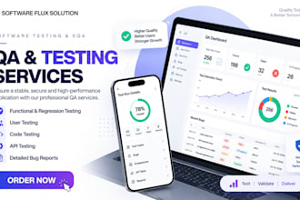 qa your complete website, API, code testing