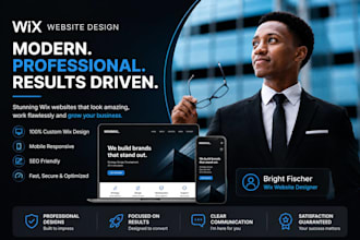 design wix studio website, redesign wix website, fix wix