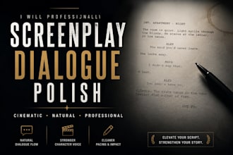 professionally polish your screenplay dialogue