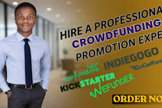crowdfunding campaign promotion indiegogo gofundme kickstarter fundraising video