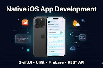 build a professional ios app with swiftui, uikit, mvvm, and firebase