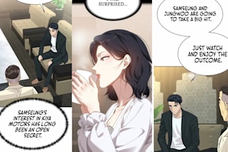 draw manhwa webtoon panel comic book illustration webtoon page as webtoon artist