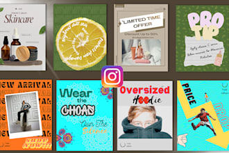 design instagram posts, social media creatives