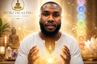 send calming reiki healing energy for stress and anxiety relief