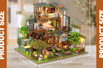 design custom 2d blueprints 3d models for your miniature book nook shelf inserts