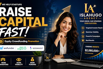 promote equity crowdfunding campaign on wefunder, startengine, and seedinvest