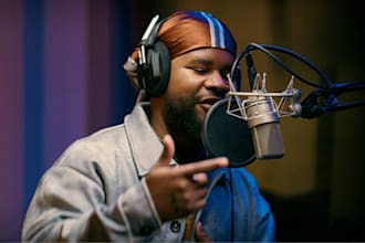 be your male rapper, singer, rap vocalist, songwriter, ghostwriter rap
