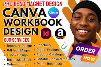 design a branded canva lead magnet workbook and coaching guide
