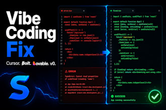fix debug and deploy your ai generated react or nextjs app