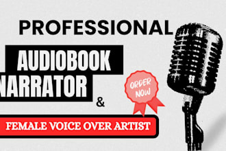 be your female voiceover, female voiceartist, american voiceover, voice acting