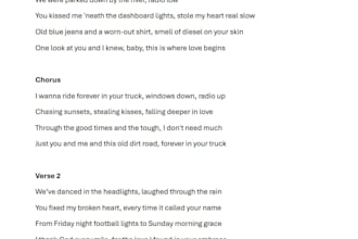 write a custom country love song lyrics for you