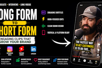 repurpose podcasts into short form video clips