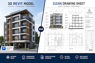 do professional revit bim models, shop drawings, and construction documentation