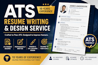 write ats CV resume for freshers