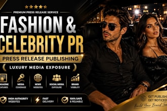 do fashion celebrity and luxury lifestyle press release publishing