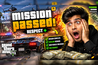 design catchy youtube thumbnail
