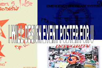 create an poster for music event or gigs