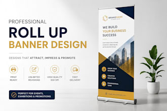 design roll up banner, retractable banner, pull up banner, pop up banner
