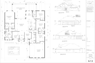 do architectural design, floor plan, house design and 3d architectural rendering