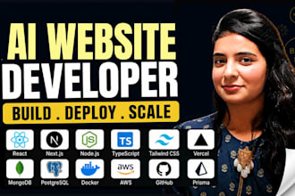 full stack ai web developer for saas, ai web app, ai software developer