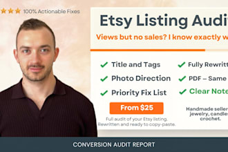 audit and rewrite your etsy listings for more sales