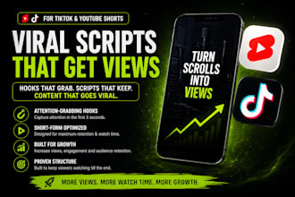write viral youtube shorts scripts for fast growth