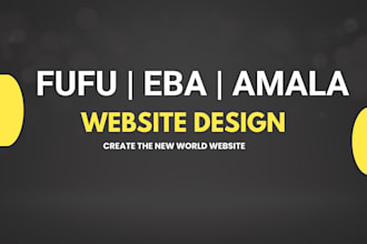 design eba and amala with ewedu and fufu culinary website for you