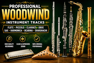 record flute, piccolo, clarinet, oboe, sax, harmonica, ocarina, shakuhachi