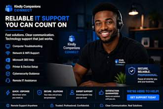 offer IT support, tech troubleshooting, and cybersecurity help