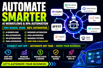 automate zerowork robomotion make com n8n ifttt  workato replit rpa workflows