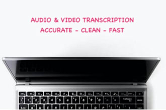 transcribe audio, video and handwritten notes into accurate digital text