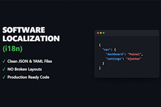 localize your software website app and translate i18n clean files