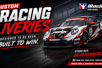 design and create custom iracing liveries