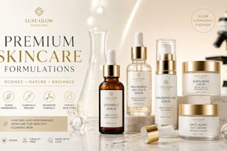 create custom skincare formulation for serums creams and sunscreens