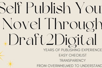 self publish your novel for you with draft2digital