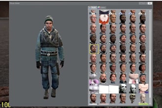 create or port custom gmod player models for garrys mod character