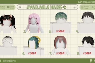 create a ugc hair
