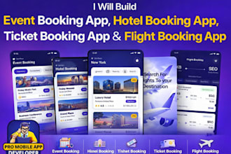 event booking app, ticket booking app, conference app, live streaming app